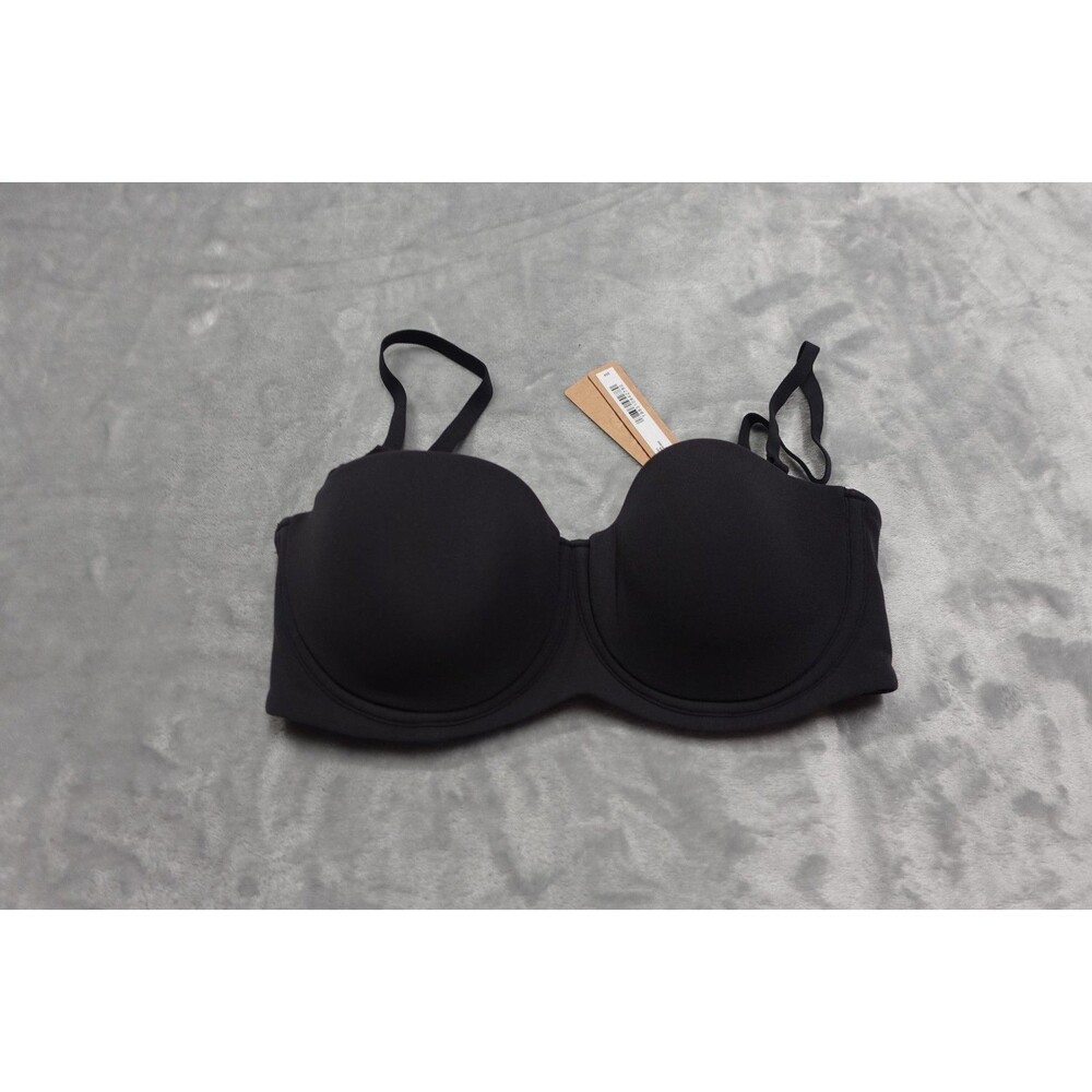 Skims 32C Black Onyx Fits Every Strapless Bra NWT‎